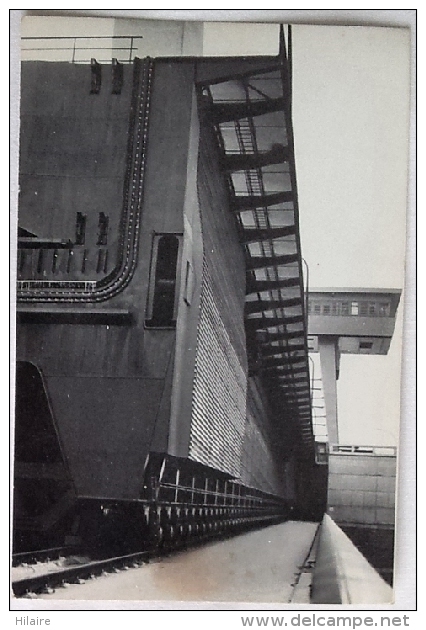 Cpsm Belgique RONQUIERES Bac Arrimé Au Pont Canal Du Plan Incliné - Braine-le-Comte