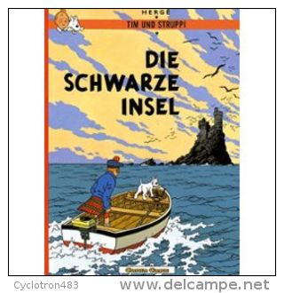 Tintin Die Schwarze Insel (L´île Noire En Allemand). - Hergé