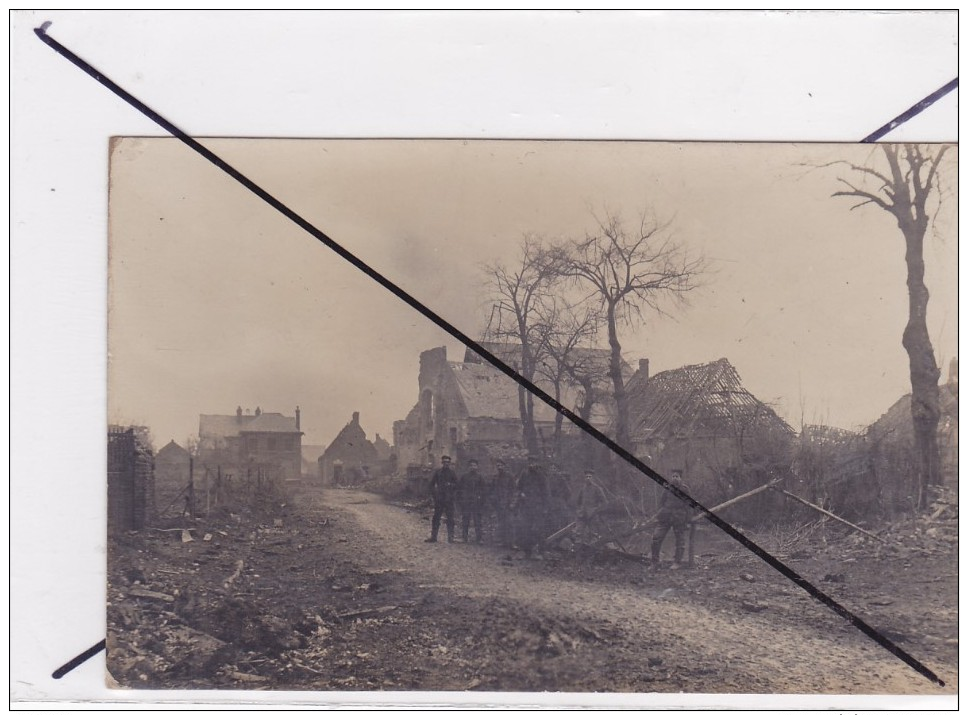 Anneux   Carte Photo Allemande Feldpost - Autres & Non Classés