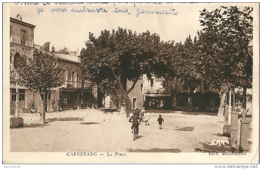 CPA 34 CAPESTANG LA  PLACE - Capestang