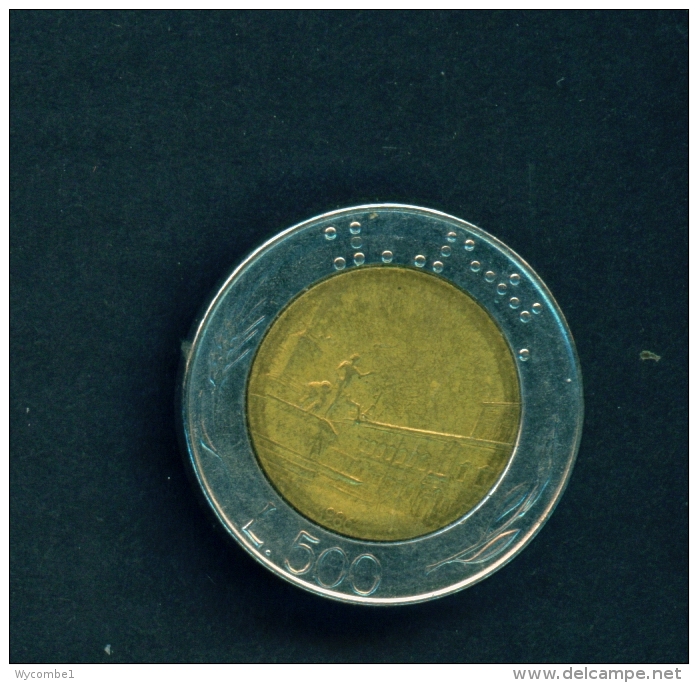 ITALY  -  1986  500l  Circulated Coin - 500 Liras