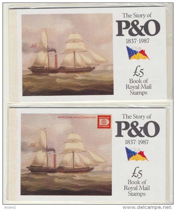 Grande Bretagne -  Great Britain 1987 -  SG  DX 8 The Story Of P&O And HAFNIA 87   £5  Booklet *** MNH - Postzegelboekjes