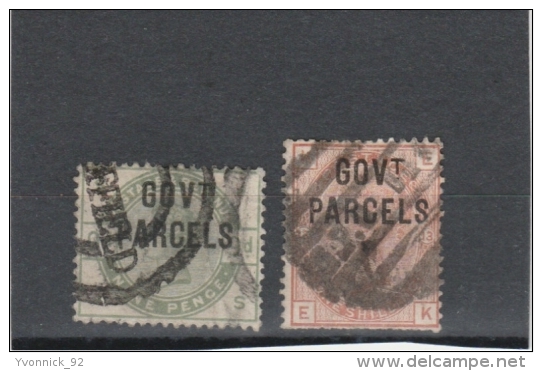 Grande Bretagne _ Timb. De Service _ Govt Parcels  N °26/27(1883 - Service