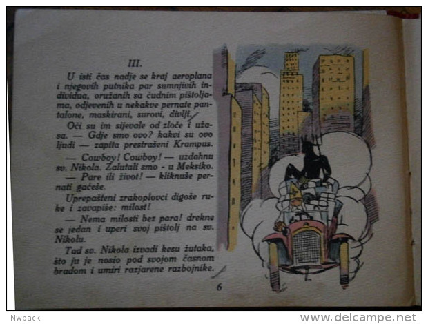 St. Nicholas In Yugoslavia - Picture Book - Croatian Language, Printed 1930ties In Zagreb - Before WWII - Idiomas Eslavos