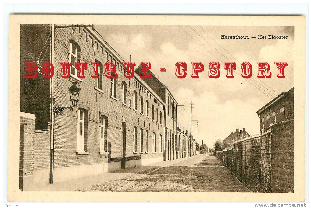 RARE < BELGIE < HERENTHOUT - HET KLOOSTER - ANTWERPEN BELGIQUE - DOS SCANNE - Herenthout