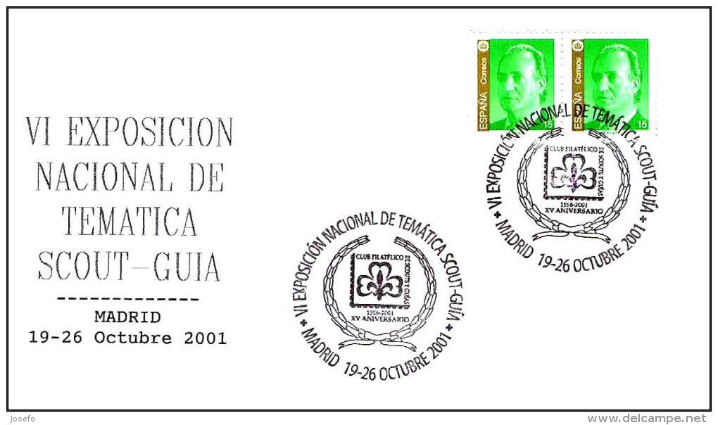 Exposicion Nacional SCOUT-GUIA. Madrid 2001 - Cartas & Documentos