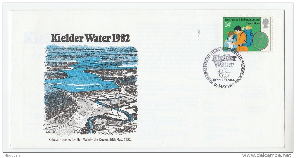 1982 KIELDER WATER & PARK   Opened By HM QUEEN EVENT COVER  Gb Stamps Royalty Environment Hexham - Environment & Climate Protection