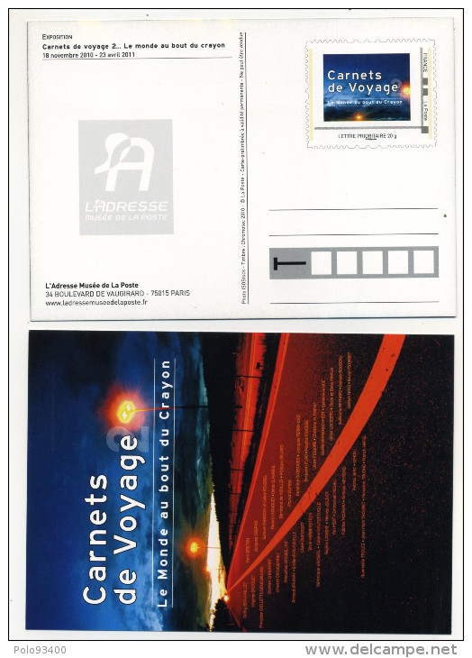 EXPO CARNETS DE VOYAGE - Prêts-à-poster:Stamped On Demand & Semi-official Overprinting (1995-...)