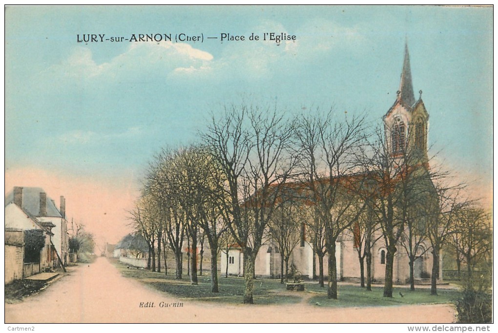 LURY-SUR-ARNON PLACE DE L'EGLISE 18 CHER - Autres & Non Classés