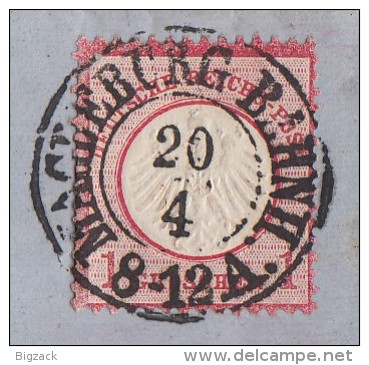 DR Brief EF Minr.4 Magdeburg Bahnhof 20.4. Ansehen - Briefe U. Dokumente