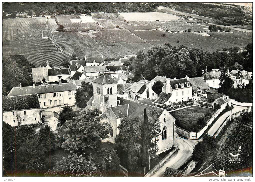 GEVREY CHAMBERTIN EGLISE ET RUE DU CHATEAU - Gevrey Chambertin