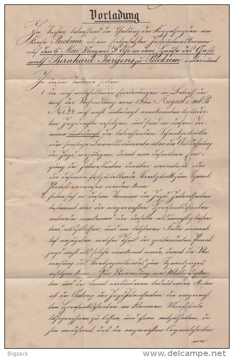 Brief Gelaufen Von Ahlen Am 9.12.1846 Nach Totenhausen - Vorphilatelie
