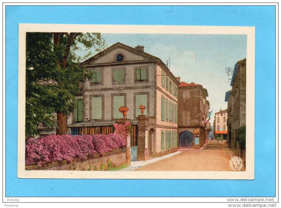 REALMONT-rue De L'hotel De Ville-Années 30-40-édition APA - Realmont