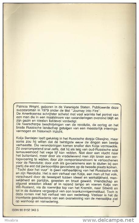 TOCHT DOOR HET VUUR - PATRICIA WRIGHT - ROMAN REEKS DAVIDSFONDS LEUVEN Nr. 640 - 1982-5 - Belletristik
