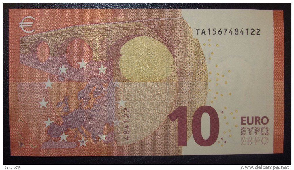 10 Euro T002F6 Ireland Draghi Perfect UNC - 10 Euro