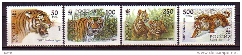 RUSSIA \ RUSSIE - 1993 - Fauna  - 4v ** - Ungebraucht