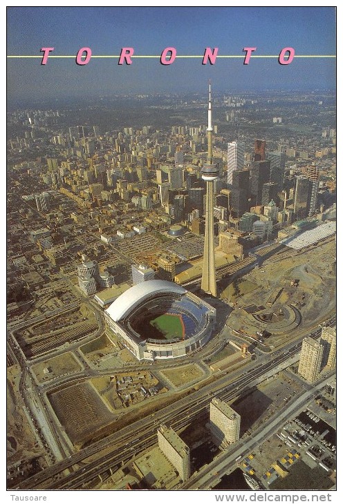 Mnt382 Baseball Toronto Canada Stadium Tv Tower - Baseball