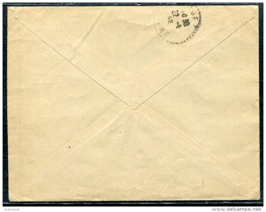 ALGERIE - N° 140 / LETTRE AVION EN F.M. DE BOUGIE LE 19/1/1942 POUR L'ALPE D'HUEZ PUIS LYON - TB - Airmail