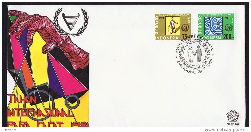 1981  International Year Of The Disabled  Unaddressed FDC - Indonesien