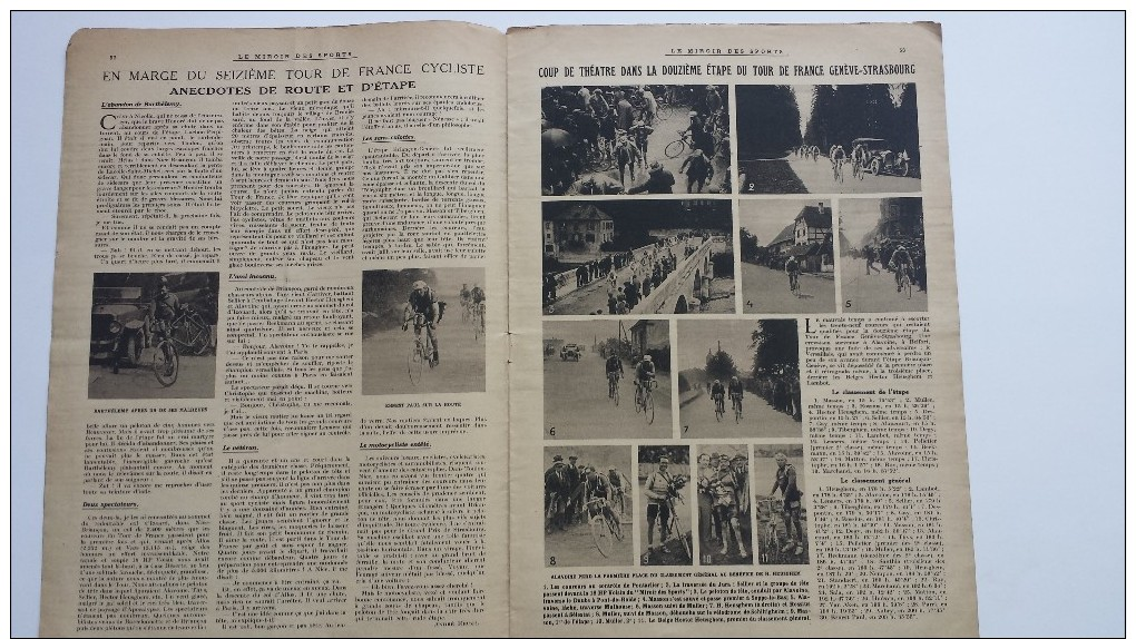 TOUR FRANCE LAMBOT PONT-DE-ROIDE SOPPE-LE-BAS MULHOUSE HEUSGHEM FORBACH THIONVILLE UCKANGE/GOBERT BRUGNON COCHET BOROTRA - 1900 - 1949