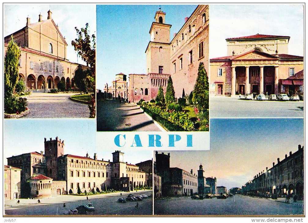 CARTOLINA  CARPI     VIAGGIATA 1959 - Carpi