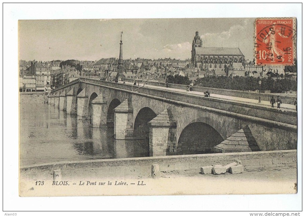 CPA - 41 - BLOIS - Le Pont Sur La Loire - LL 173 - Blois