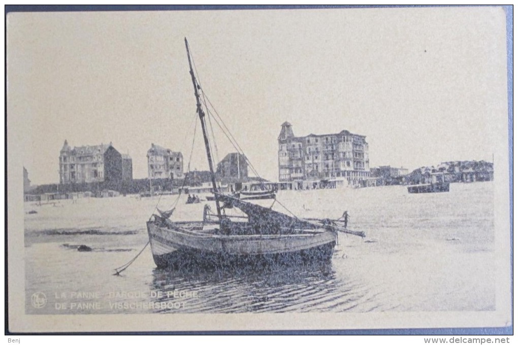 CPA Carte Postale LA PANNE DE PANNE Barque De Pêche Visschersboot (bateau) (C) - De Panne