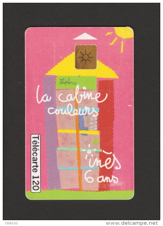 CARTE  TELEPHONIQUE - 120 Unités - Collection Dessins D'Enfants. Cabine N°7 Sur 8 Cartes  - Juillet 1999  - 2 Scannes. - 1999