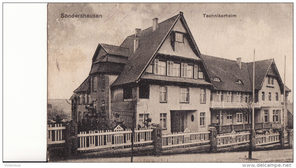 SONDERSHAUSEN  -  Technikerheim  -  Juillet 1915 - Sondershausen