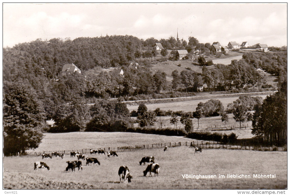 4773 MÖHNESEE - VOLLINGHAUSEN, Ortsansicht - Möhnetalsperre