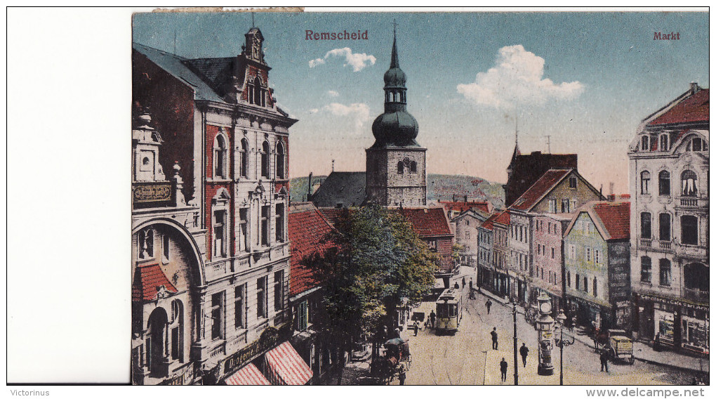 REIMSCHEID  -  MARKT  -  Juillet 1920 - Remscheid