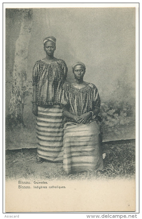 Guiné Portugueza Bissau Grumetes Indigenes Catholiques - Guinea-Bissau