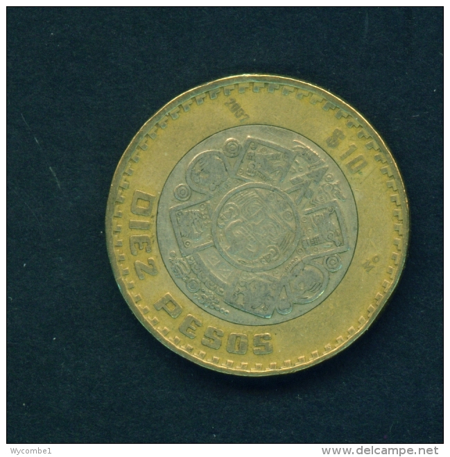 MEXICO  -  2007  $10  Circulated Coin - Mexico