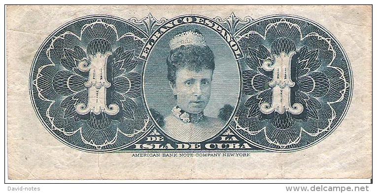 Cuba - Pick 47 - 1 Peso 1896 - F+ - Cuba