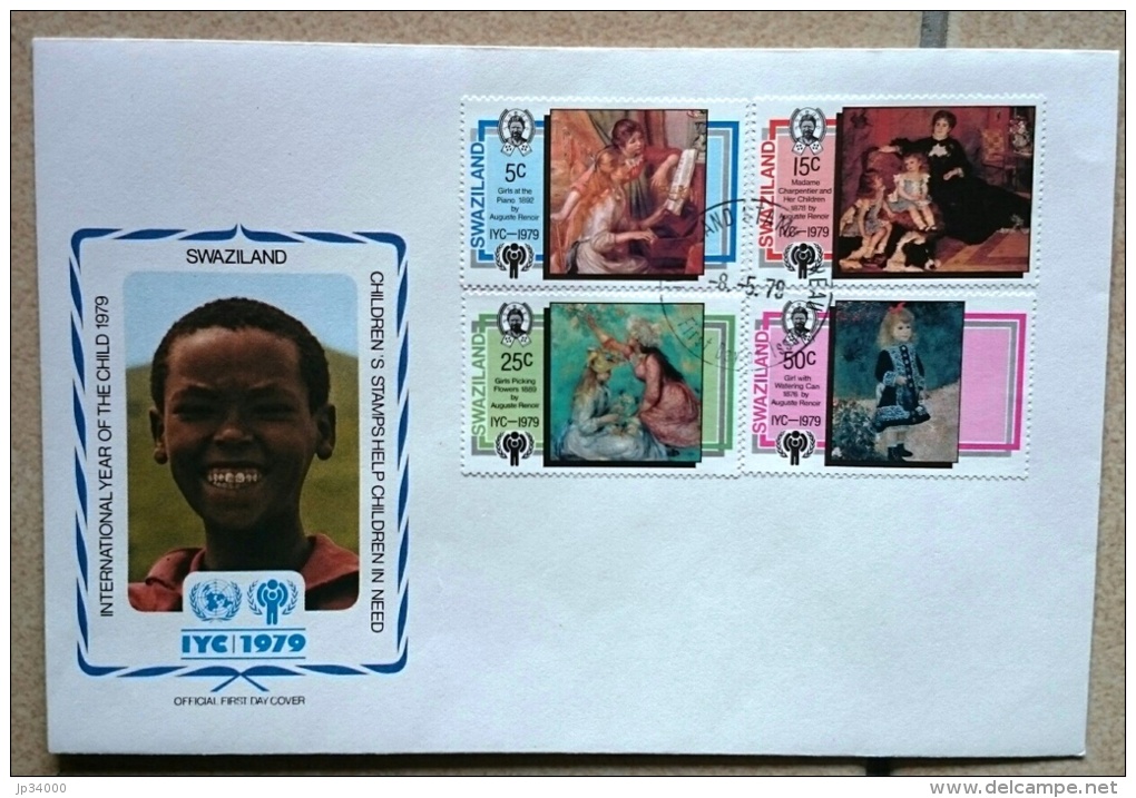 SWAZILAND FDC Année Internationale De L&acute;enfance 08/05/1979 International Year Of The Child. - Autres & Non Classés