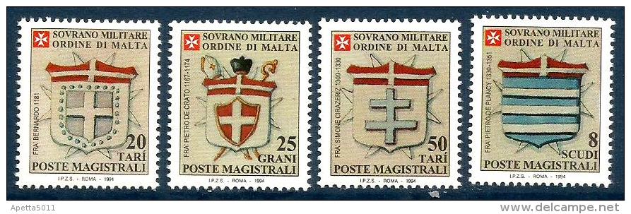 1994 SMOM ORDINE DI MALTA    Serie Cpl   Nuova ** MNH - Sovrano Militare Ordine Di Malta