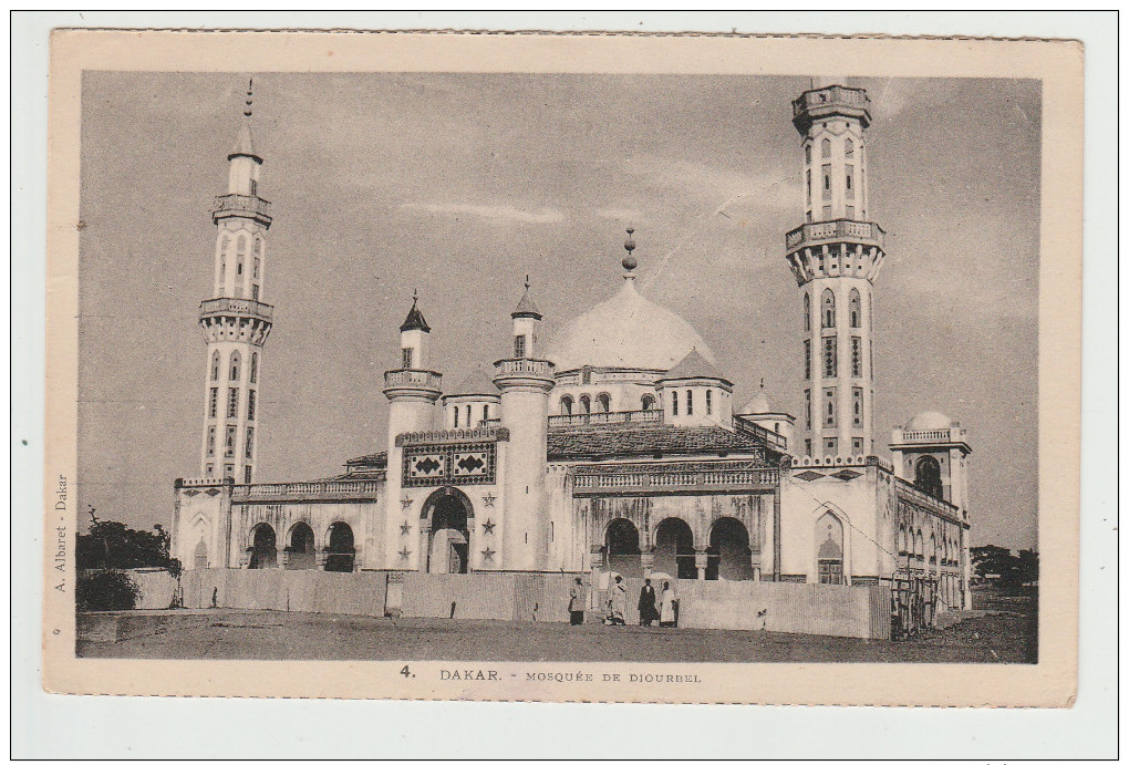 *a* - DAKAR - Mosquée De Diourbel - édit. A. Albaret, N°4 - Senegal