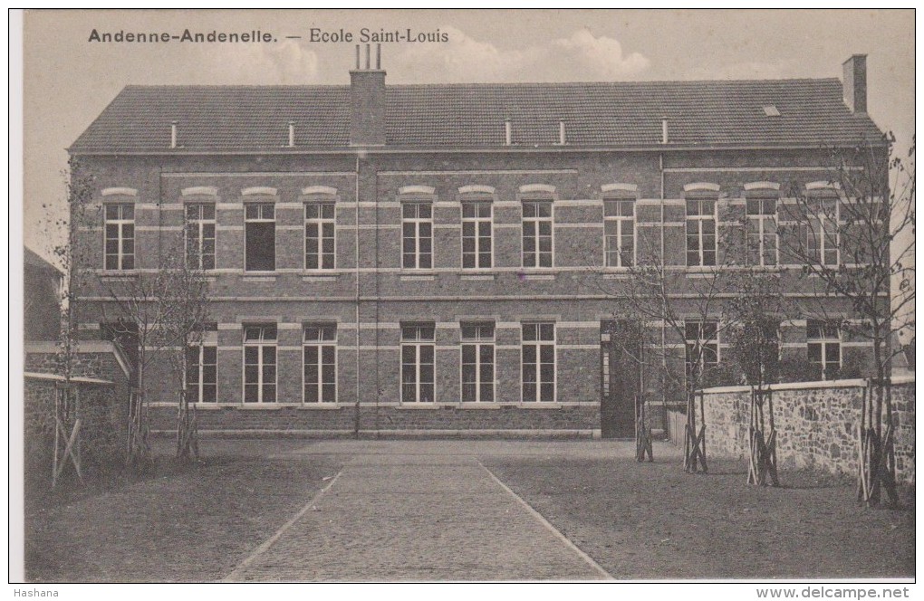 Cpa Andenne - Andenelle. Ecole Saint-Louis.photo Stainier, Namur - Andenne