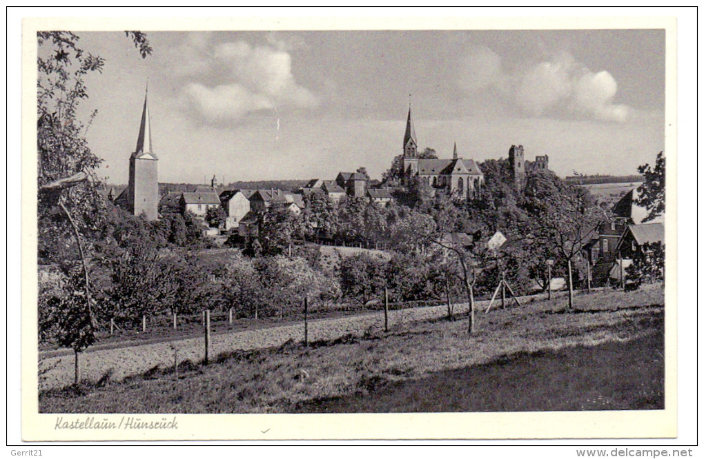 5448 KASTELLAUN, Panorama, 1955 - Kastellaun