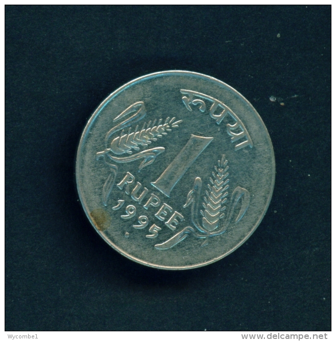 INDIA  -  1995  1r  Circulated Coin - India