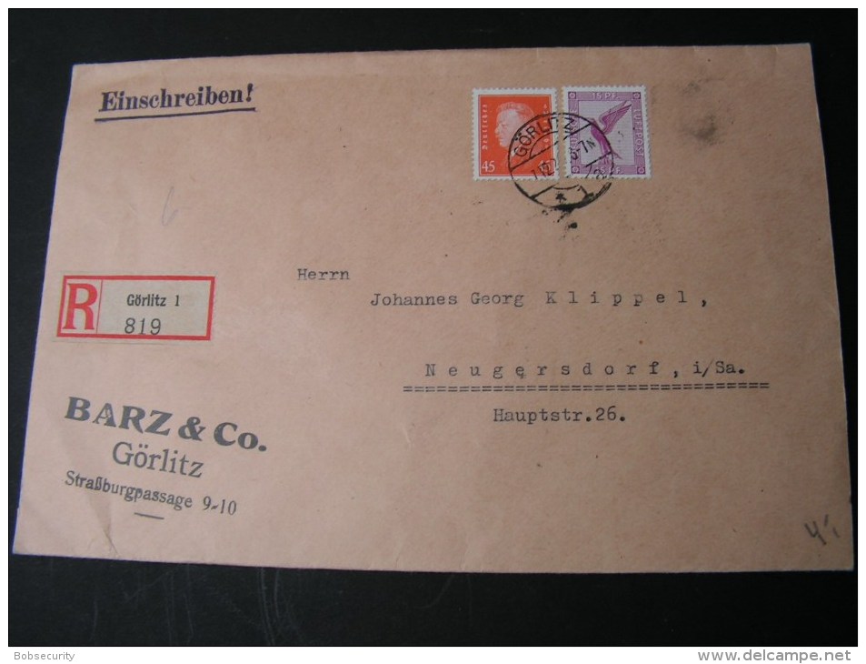 == DR R-Görlitz - Neugersdorf  1929 - Lettres & Documents