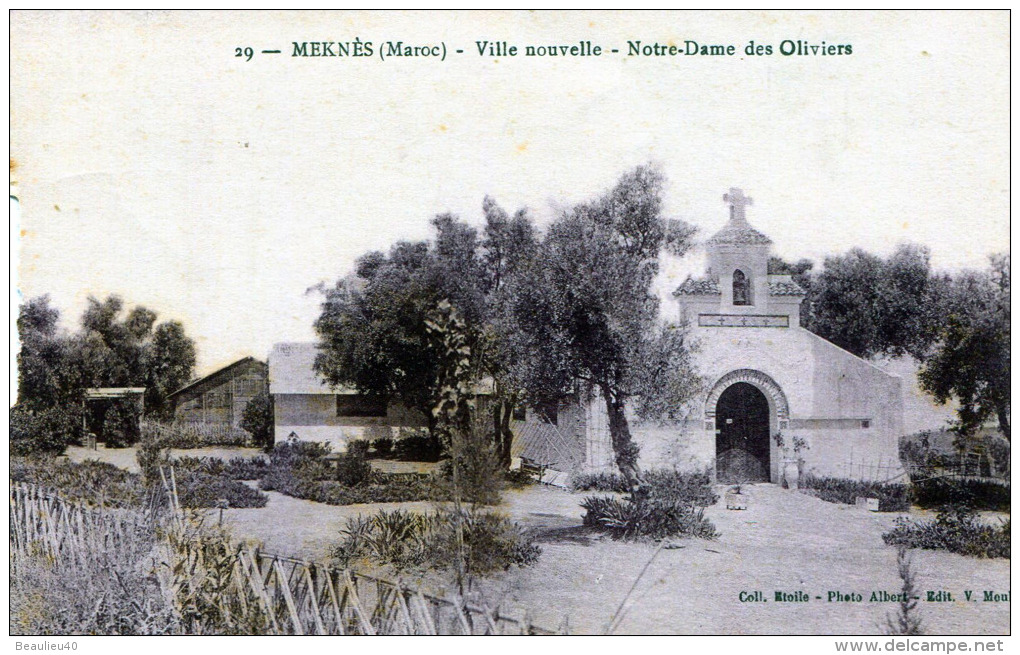 MAROC -  MEKNÈS - VILLE NOUVELLE, NOTRE DAME DES OLIVIERS - Meknès