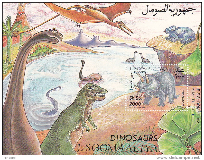 Somalia 1993 Dinosaurs Miniature Sheet MNH - Somalia (1960-...)