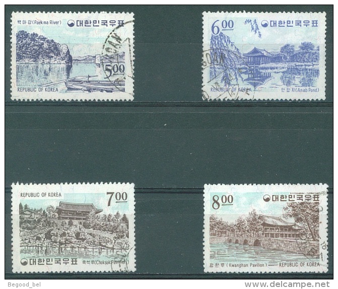 SOUTH KOREA  - 1964 - USED/OBLIT.  - Mi 430 - 433 Yv 340 - 343 - Lot 13220 - Corée Du Sud