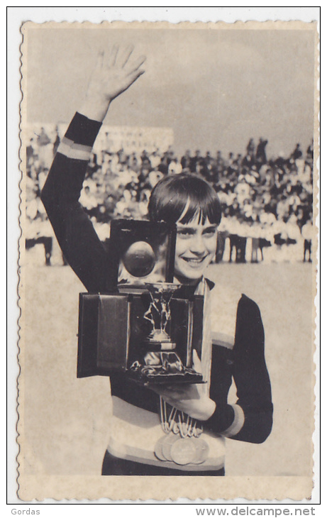 Romania - Nadia Comaneci - Original Photo 85x130mm - Célébrités