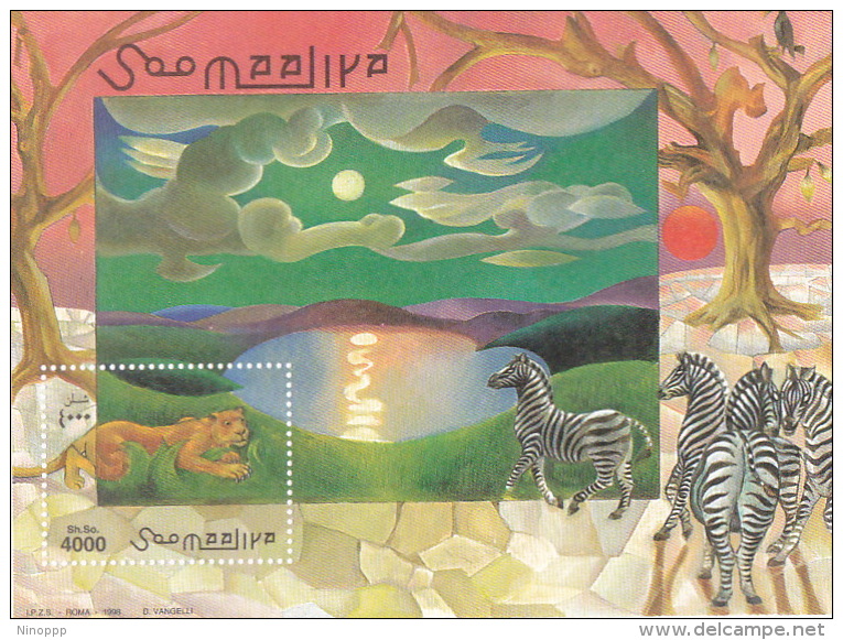 Somalia 1998 Lions Miniature Sheet MNH - Somalia (1960-...)