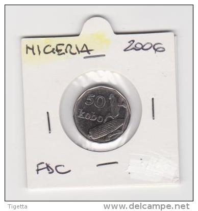 NIGERIA   50 KOBO    ANNO 2006 FDC - Nigeria