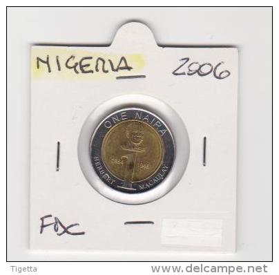 NIGERIA   1 NAIRA    ANNO 2006 FDC - Nigeria