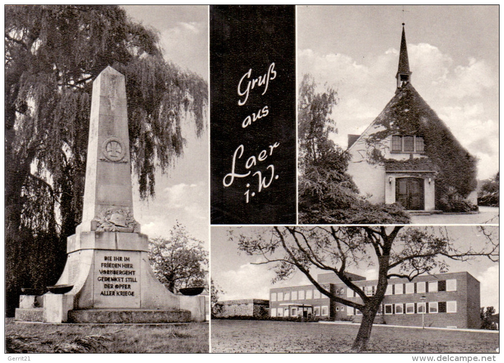 4419 LAER, Denkmal, Schule, Kapelle - Steinfurt