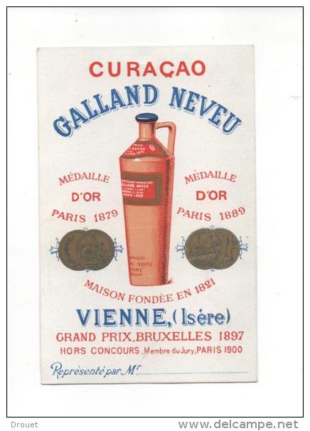 VIENNE ( ISERE )  CALENDRIER DE POCHE - CURACAO - GALLAND NEVEU -- 1909 - Kleinformat : 1901-20